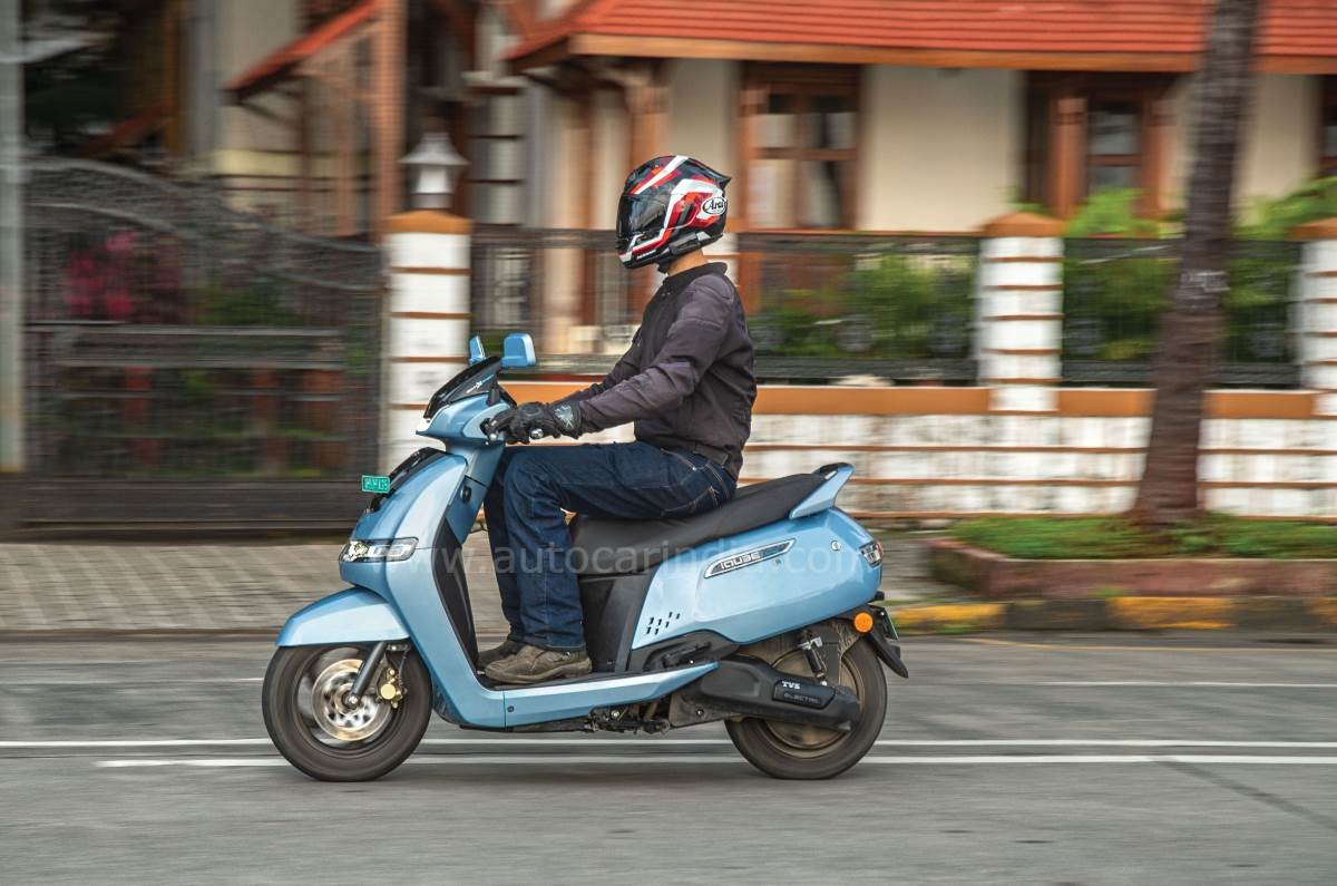 10 percent of TVS’ domestic scooter sales now coming from iQube Autonoid